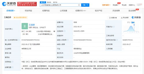 小商品城成立企業(yè)管理公司，注冊資本3億元專注企業(yè)管理咨詢